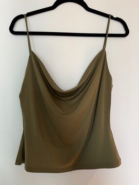 H&M Olive Green Cowl Neck Cami